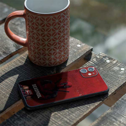 Marvel Deadpool Legacy Deadpool Red Poster iPhone 11 Skin